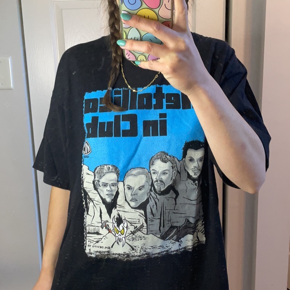 Vintage / 98 Metallica in Club Harley Davidson L - Picture 2 of 10